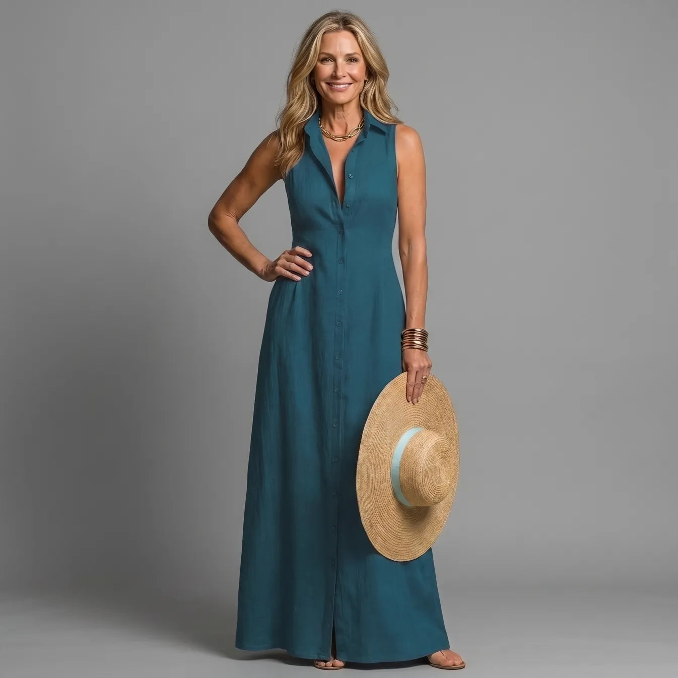 Emery™ Maxi Shirt Dress