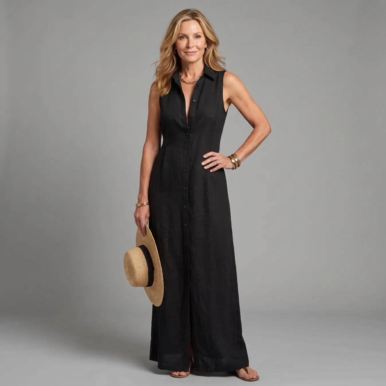 Emery™ Maxi Shirt Dress
