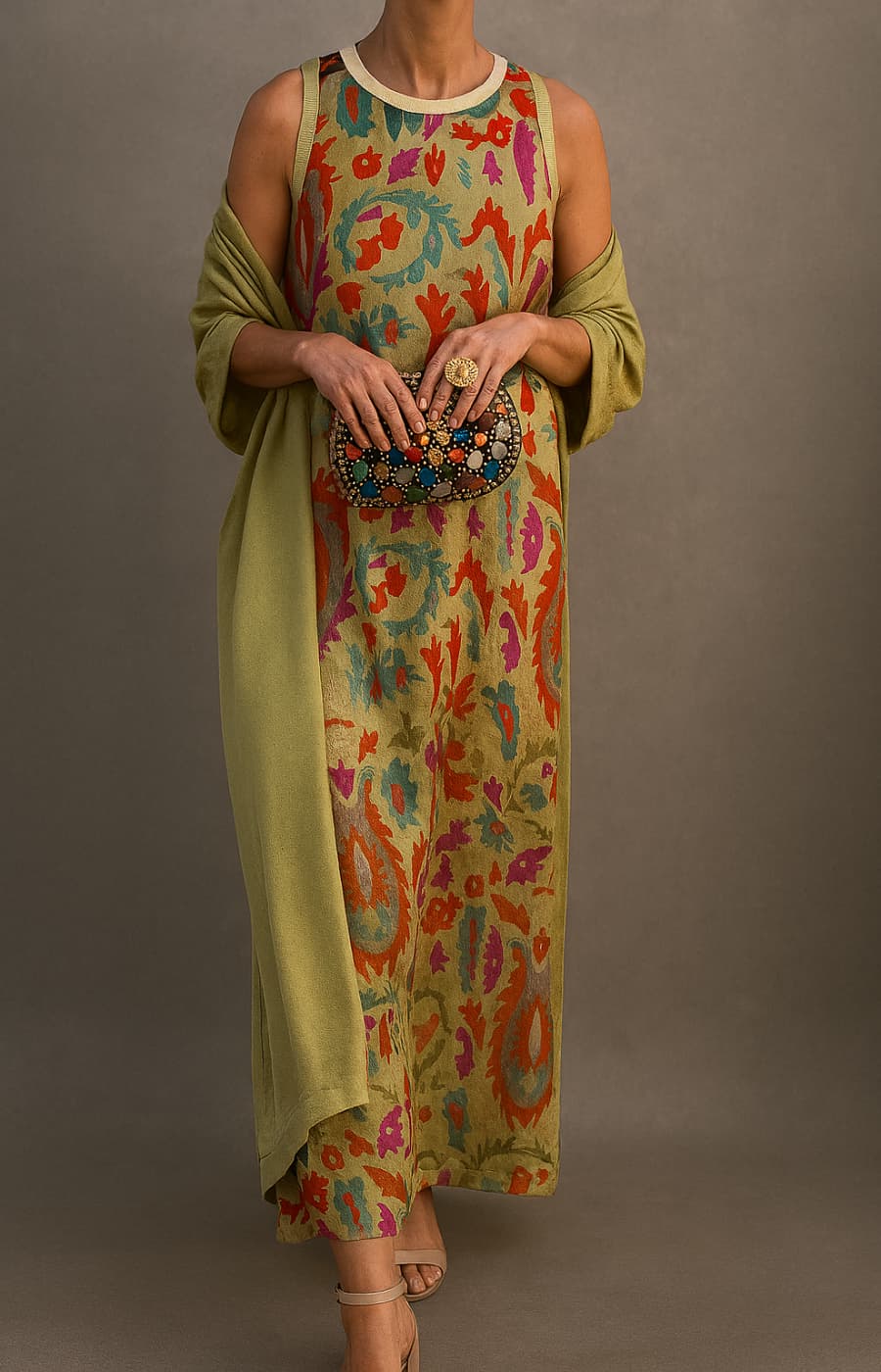 Ivorie™ Printed Dress