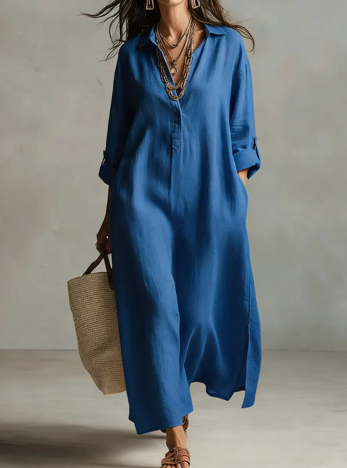 Myrtle™ Maxi Shirt Dress