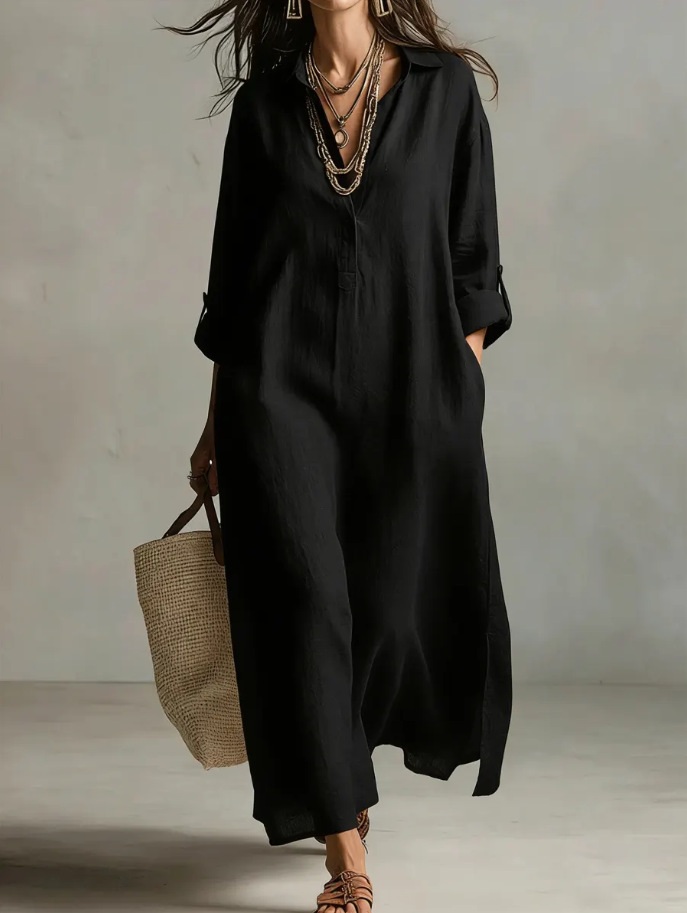 Myrtle™ Maxi Shirt Dress