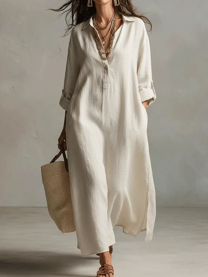 Myrtle™ Maxi Shirt Dress
