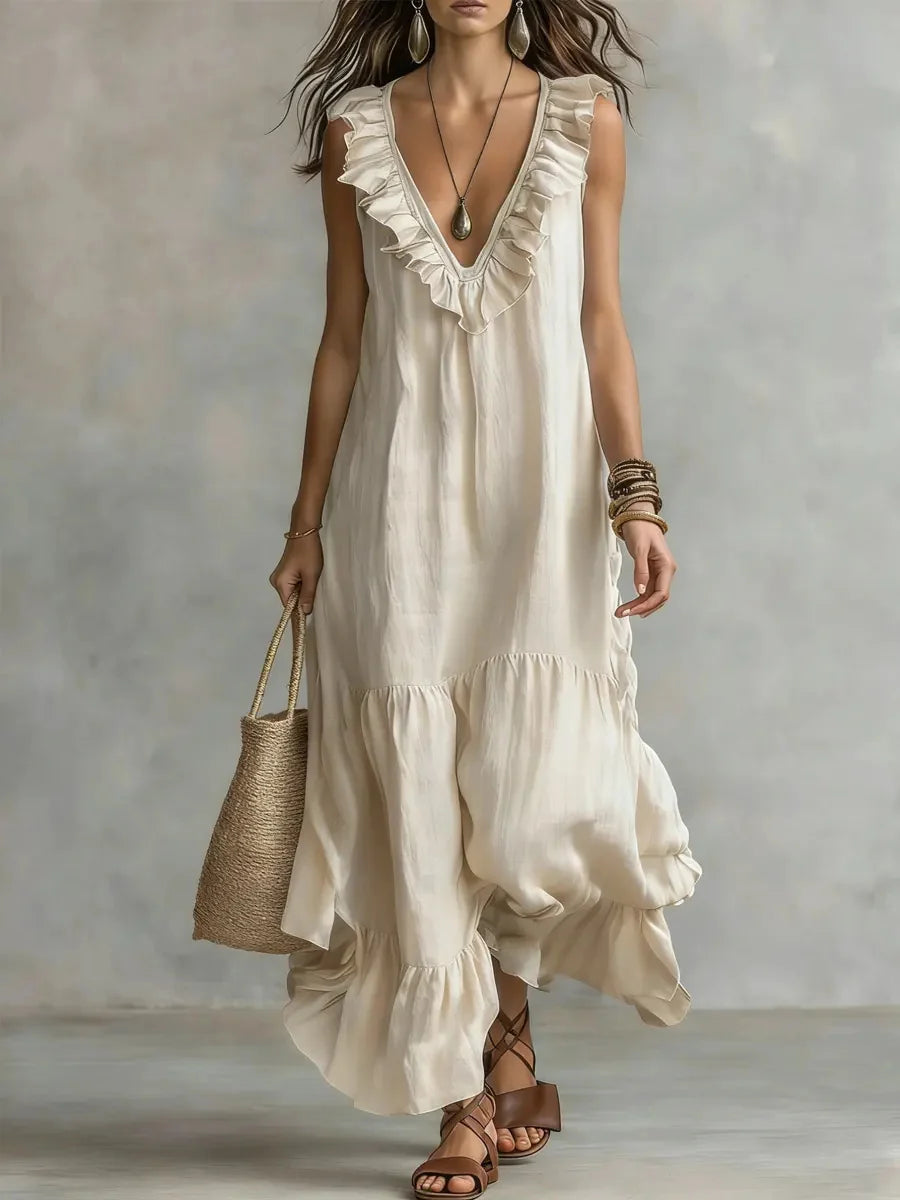 Rosalynn™ Elegant Ruffled Dress