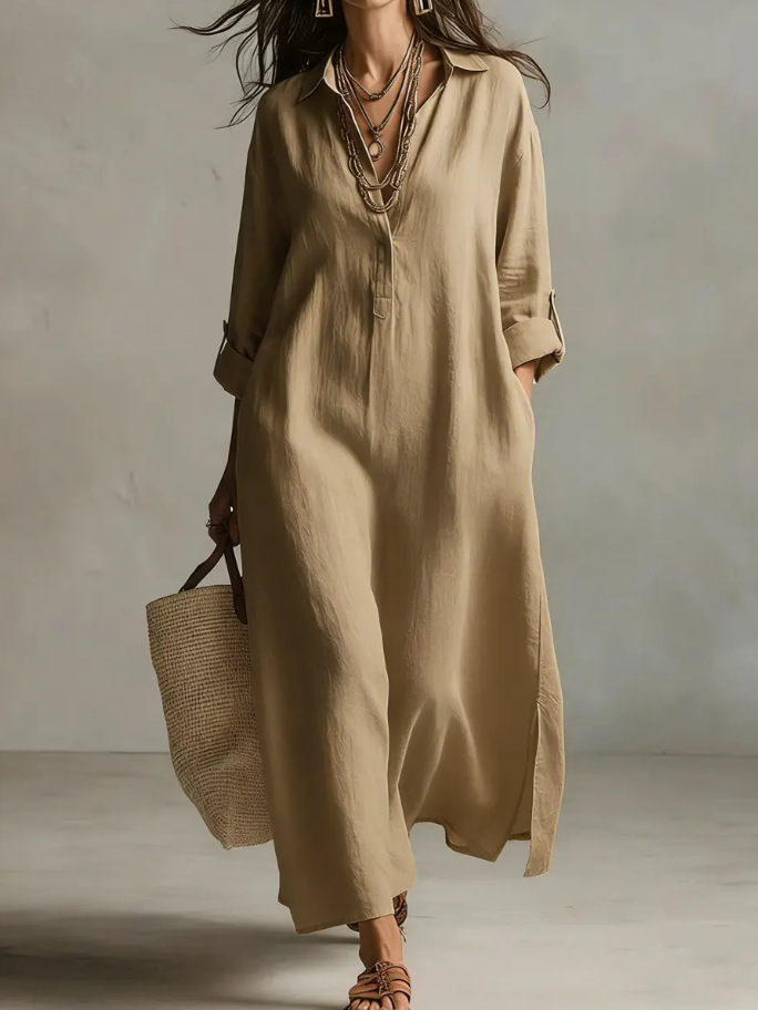 Myrtle™ Maxi Shirt Dress