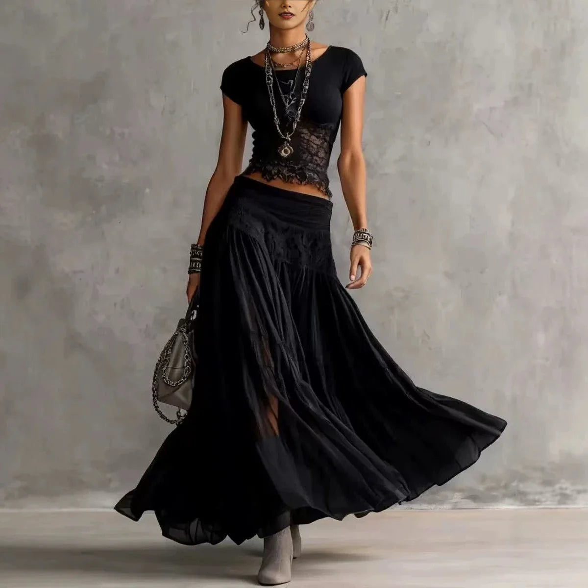 Ellys™ Maxi Skirt Set