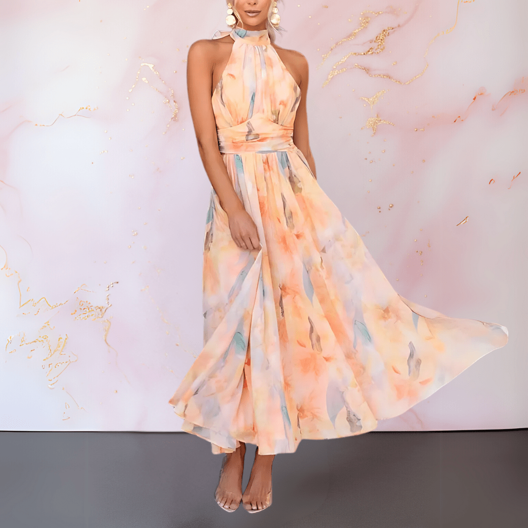 Hilary™ Elegant Printed Dress