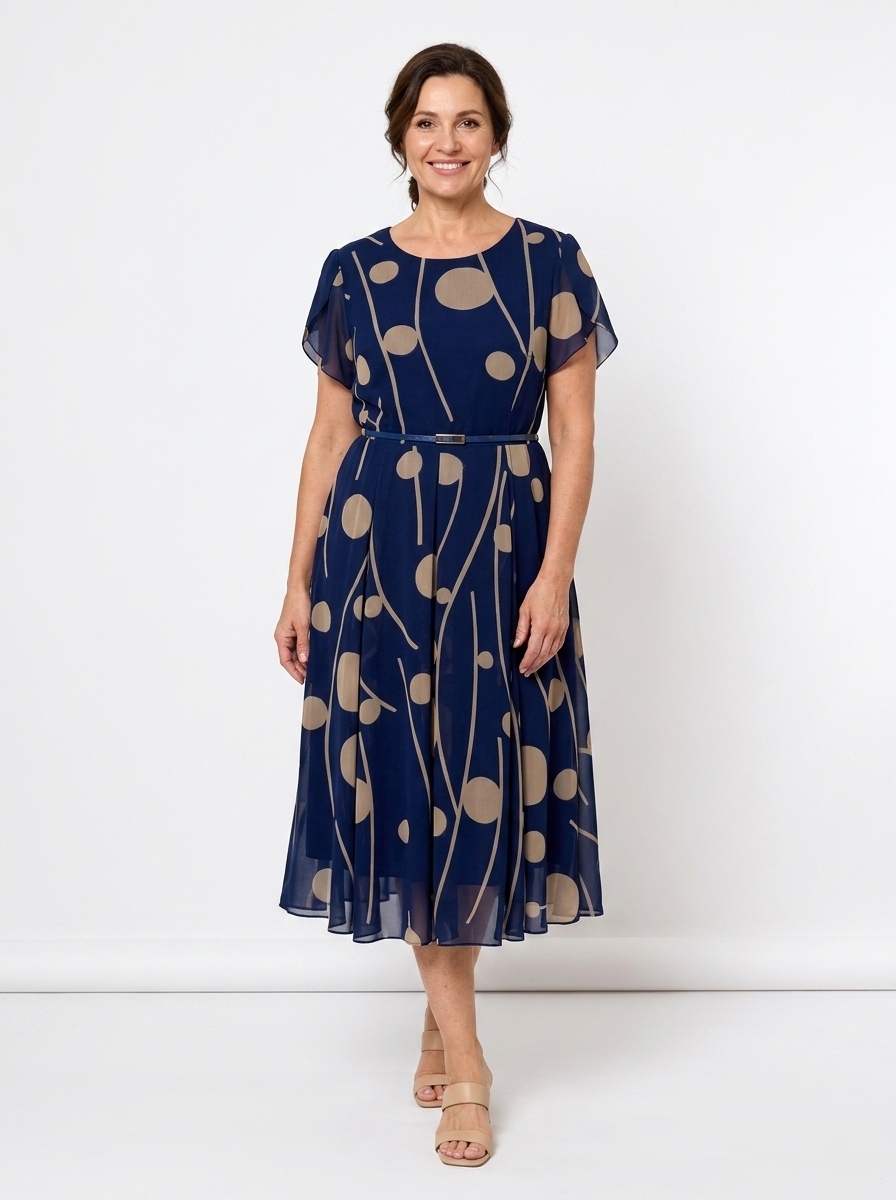 Dorothy™ Polka Dot Midi Dress